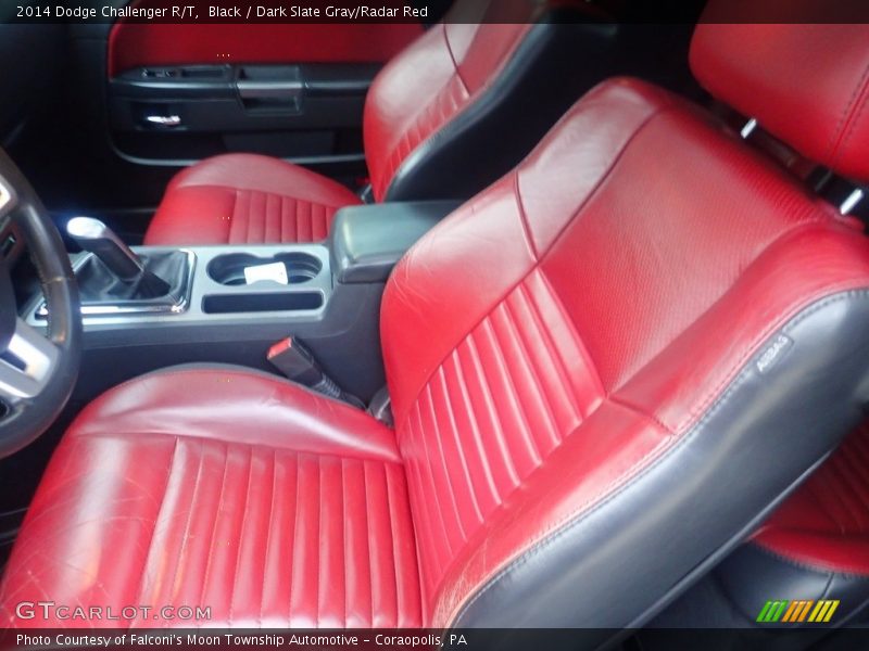 Black / Dark Slate Gray/Radar Red 2014 Dodge Challenger R/T