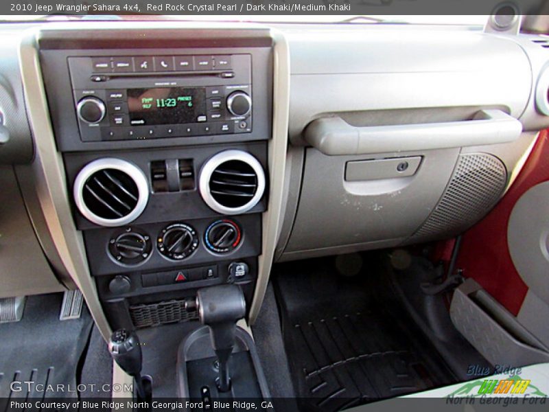 Red Rock Crystal Pearl / Dark Khaki/Medium Khaki 2010 Jeep Wrangler Sahara 4x4