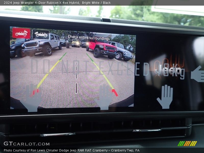Bright White / Black 2024 Jeep Wrangler 4-Door Rubicon X 4xe Hybrid