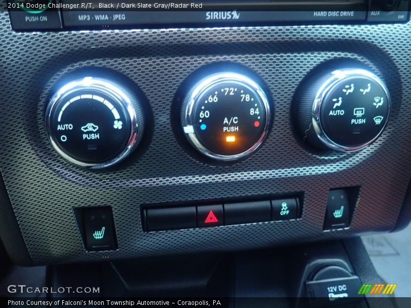 Black / Dark Slate Gray/Radar Red 2014 Dodge Challenger R/T