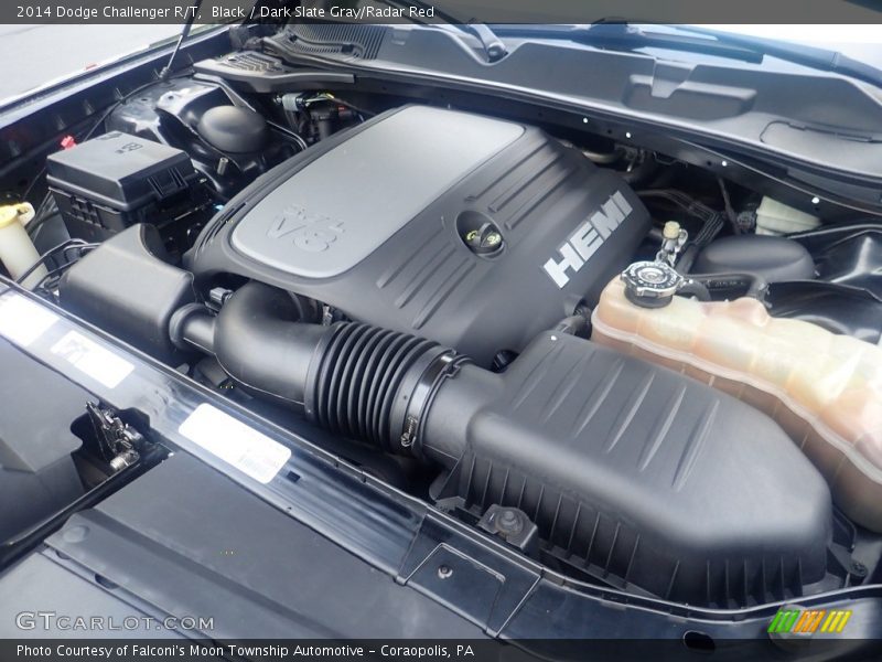 Black / Dark Slate Gray/Radar Red 2014 Dodge Challenger R/T