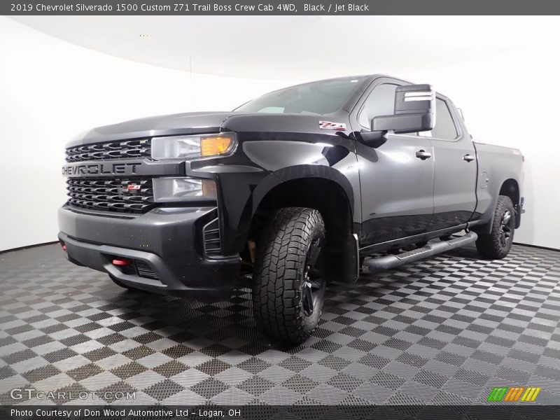 Black / Jet Black 2019 Chevrolet Silverado 1500 Custom Z71 Trail Boss Crew Cab 4WD