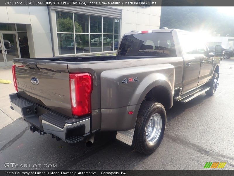 Stone Gray Metallic / Medium Dark Slate 2023 Ford F350 Super Duty XLT Crew Cab 4x4