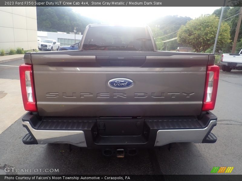 Stone Gray Metallic / Medium Dark Slate 2023 Ford F350 Super Duty XLT Crew Cab 4x4