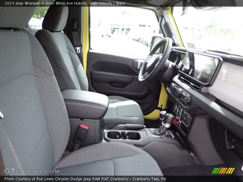 High Velocity / Black 2024 Jeep Wrangler 4-Door Willys 4xe Hybrid