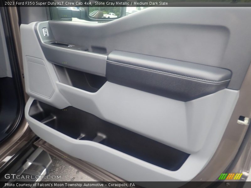 Stone Gray Metallic / Medium Dark Slate 2023 Ford F350 Super Duty XLT Crew Cab 4x4