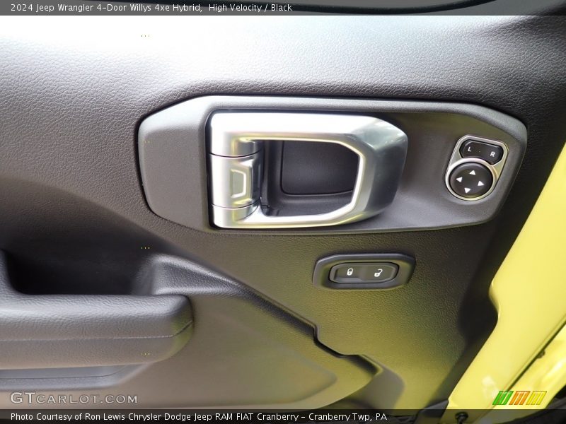High Velocity / Black 2024 Jeep Wrangler 4-Door Willys 4xe Hybrid
