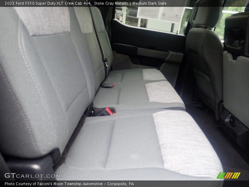 Stone Gray Metallic / Medium Dark Slate 2023 Ford F350 Super Duty XLT Crew Cab 4x4