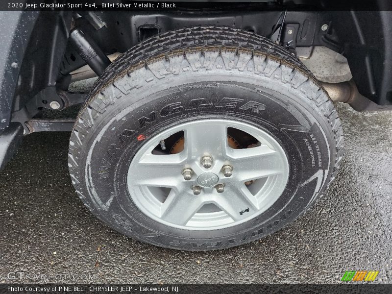 Billet Silver Metallic / Black 2020 Jeep Gladiator Sport 4x4
