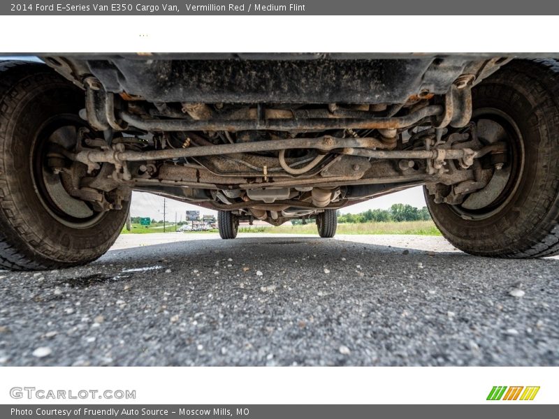 Undercarriage of 2014 E-Series Van E350 Cargo Van