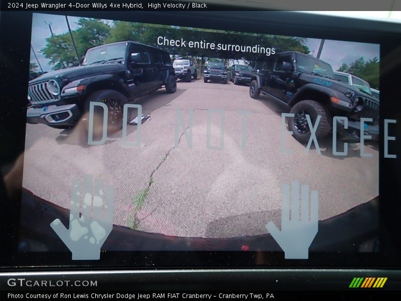 High Velocity / Black 2024 Jeep Wrangler 4-Door Willys 4xe Hybrid