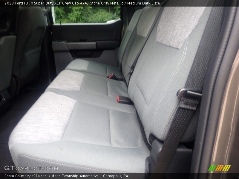 Stone Gray Metallic / Medium Dark Slate 2023 Ford F350 Super Duty XLT Crew Cab 4x4