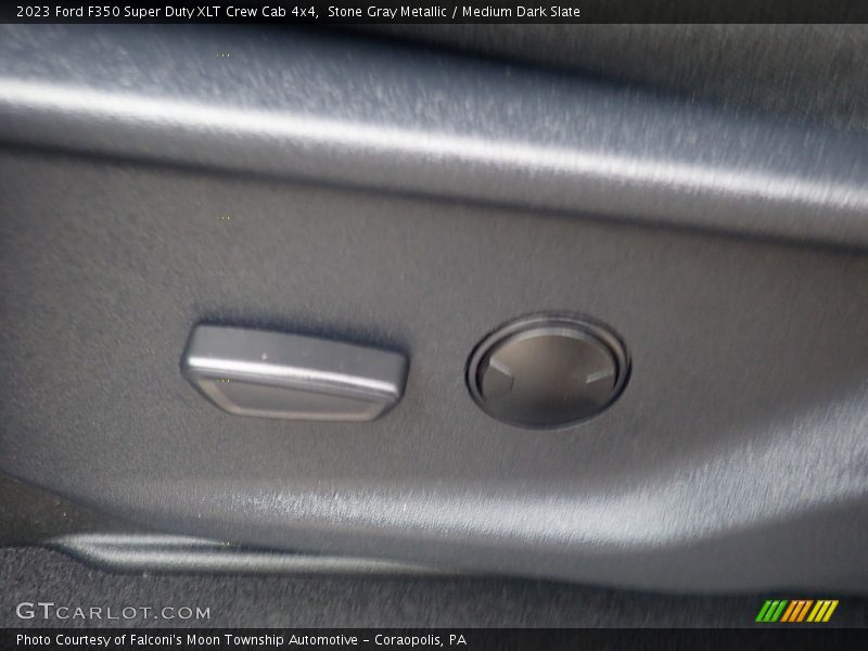 Stone Gray Metallic / Medium Dark Slate 2023 Ford F350 Super Duty XLT Crew Cab 4x4