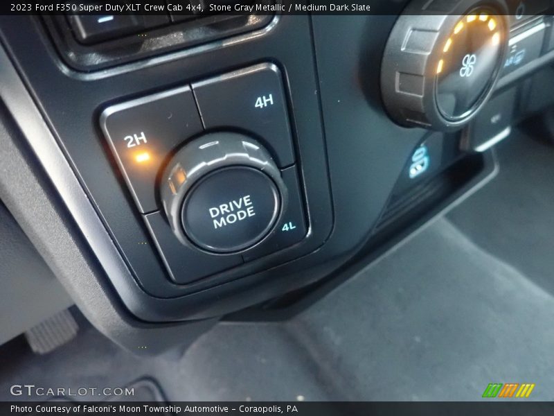 Stone Gray Metallic / Medium Dark Slate 2023 Ford F350 Super Duty XLT Crew Cab 4x4