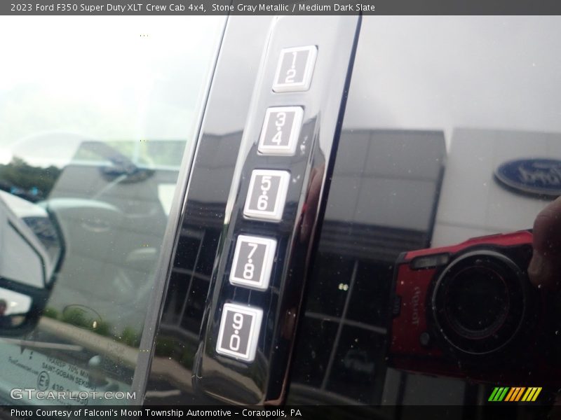 Stone Gray Metallic / Medium Dark Slate 2023 Ford F350 Super Duty XLT Crew Cab 4x4