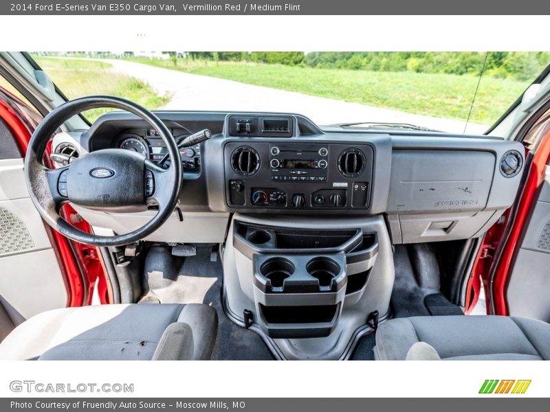 Vermillion Red / Medium Flint 2014 Ford E-Series Van E350 Cargo Van