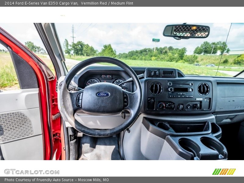 Vermillion Red / Medium Flint 2014 Ford E-Series Van E350 Cargo Van
