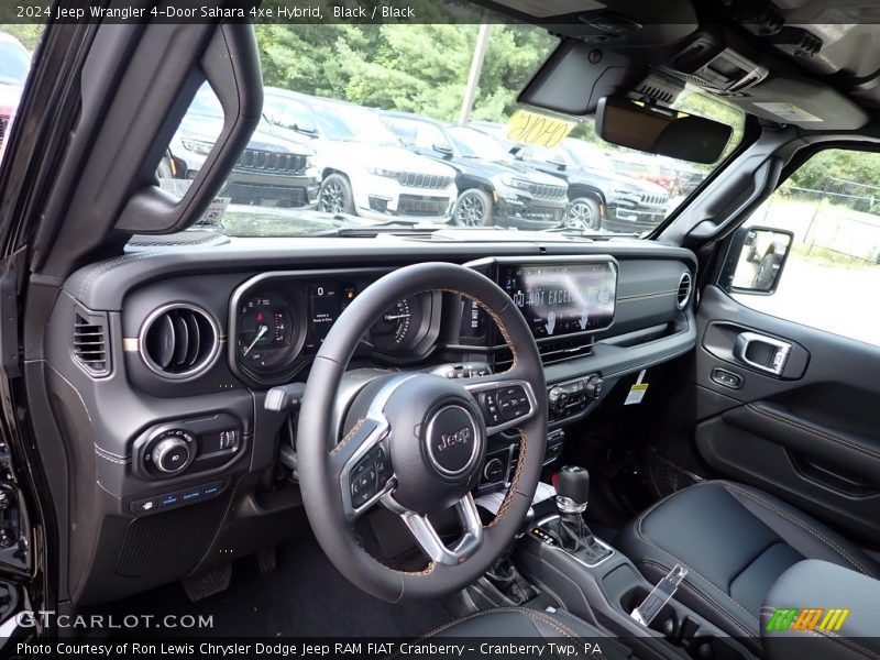 Dashboard of 2024 Wrangler 4-Door Sahara 4xe Hybrid
