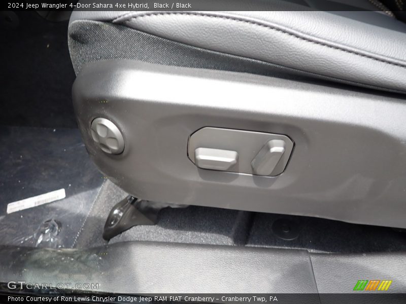 Black / Black 2024 Jeep Wrangler 4-Door Sahara 4xe Hybrid