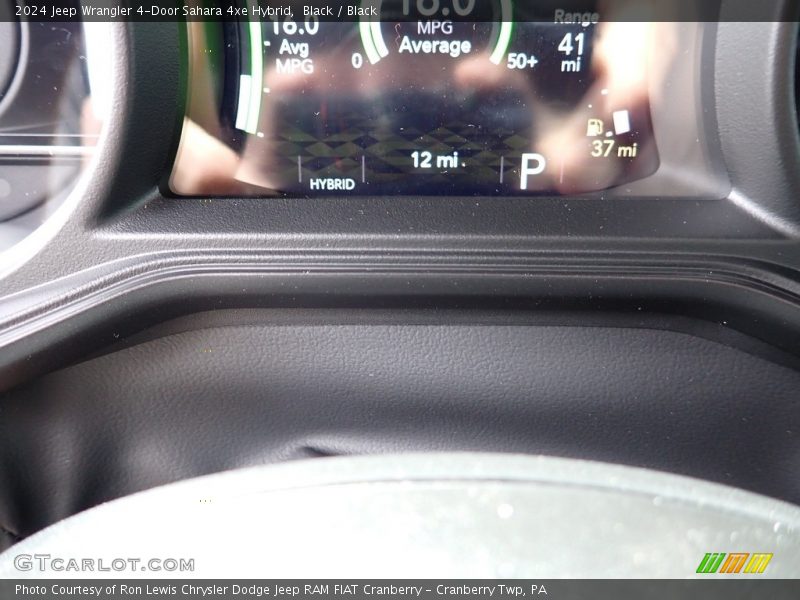 Black / Black 2024 Jeep Wrangler 4-Door Sahara 4xe Hybrid