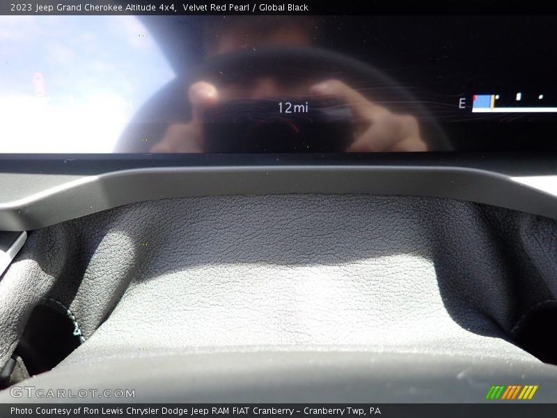 Velvet Red Pearl / Global Black 2023 Jeep Grand Cherokee Altitude 4x4