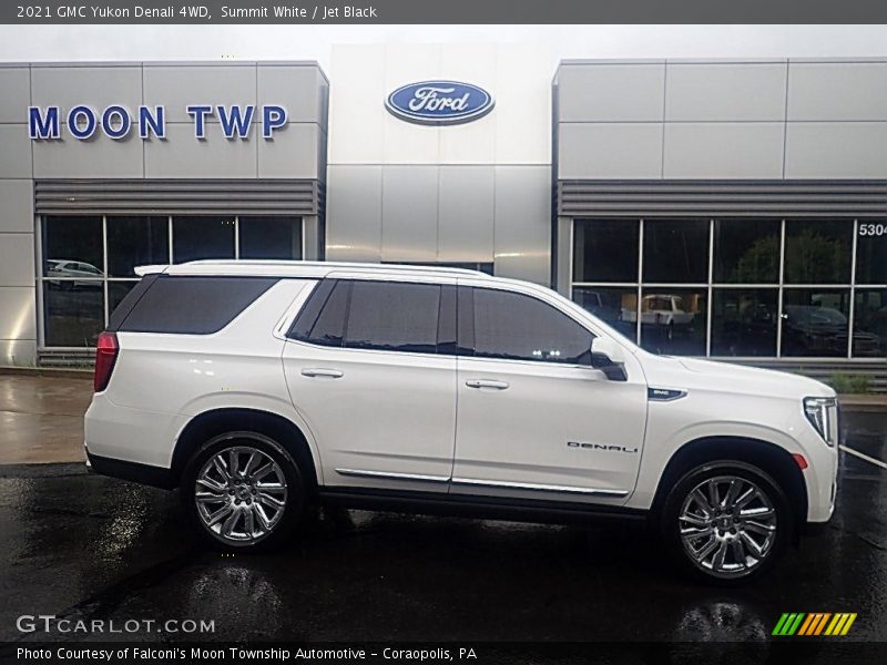 Summit White / Jet Black 2021 GMC Yukon Denali 4WD