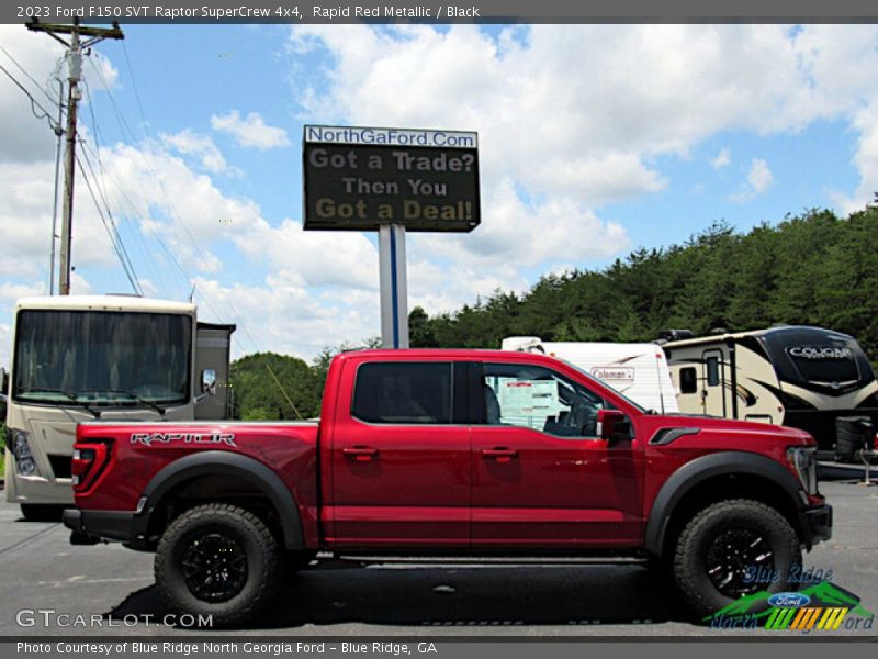 Rapid Red Metallic / Black 2023 Ford F150 SVT Raptor SuperCrew 4x4