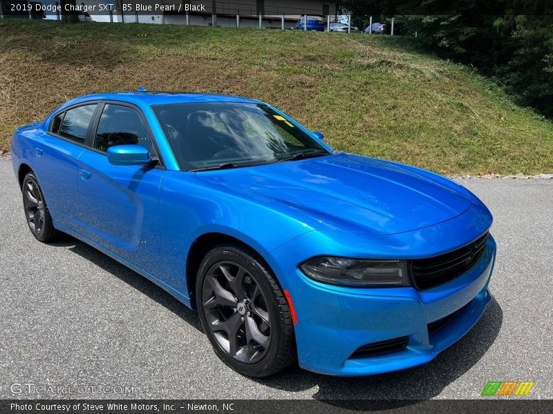 B5 Blue Pearl / Black 2019 Dodge Charger SXT