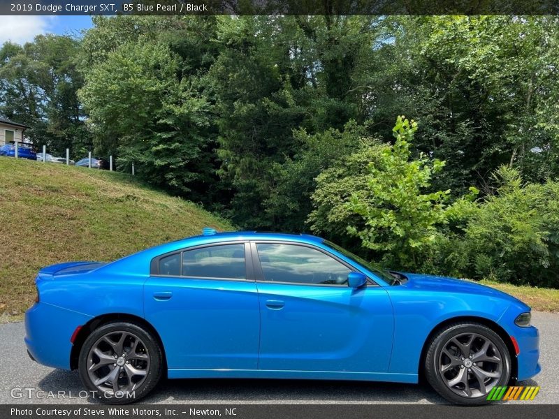 B5 Blue Pearl / Black 2019 Dodge Charger SXT