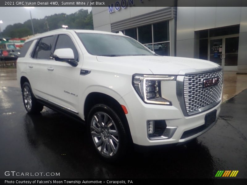 Summit White / Jet Black 2021 GMC Yukon Denali 4WD