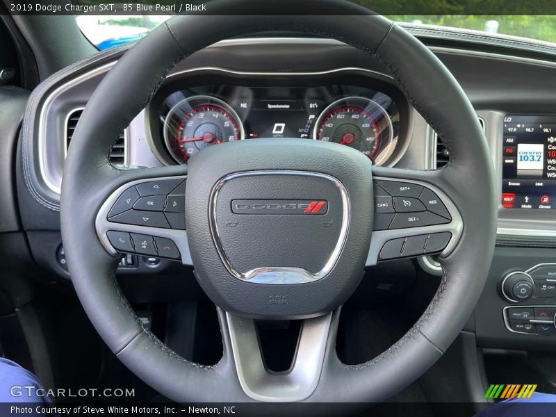 B5 Blue Pearl / Black 2019 Dodge Charger SXT