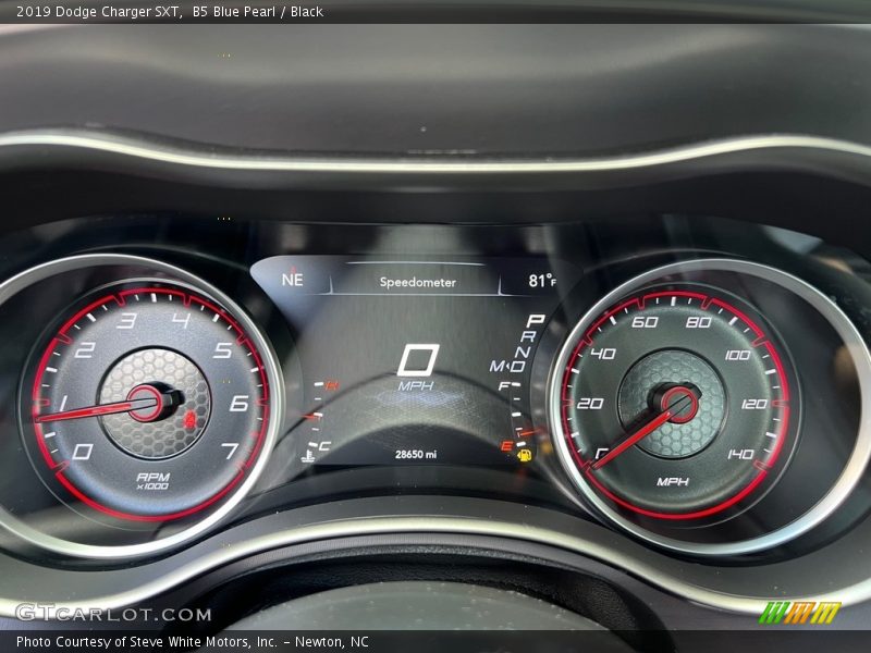 B5 Blue Pearl / Black 2019 Dodge Charger SXT