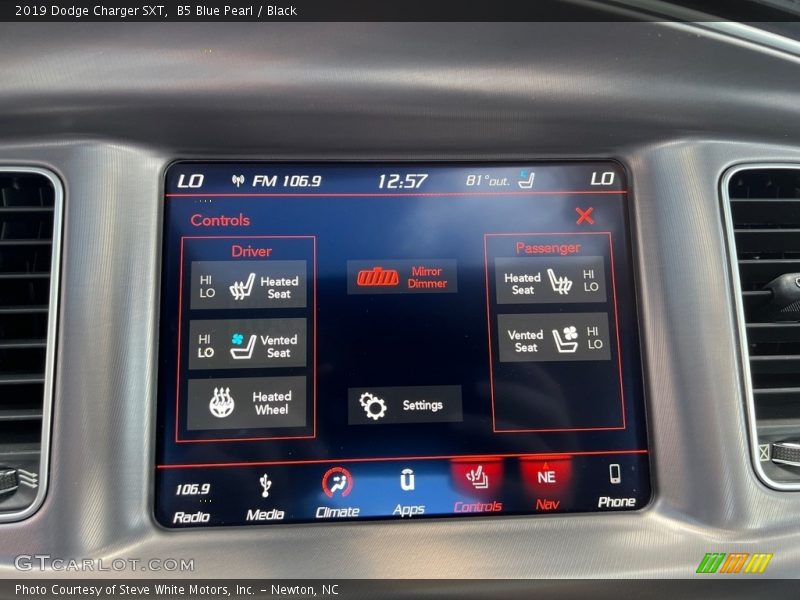 B5 Blue Pearl / Black 2019 Dodge Charger SXT