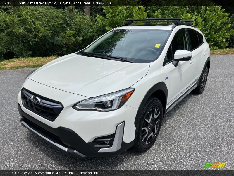 Crystal White Pearl / Navy Blue 2021 Subaru Crosstrek Hybrid