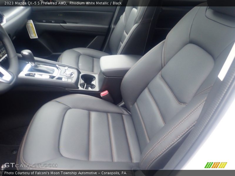 Rhodium White Metallic / Black 2023 Mazda CX-5 S Preferred AWD