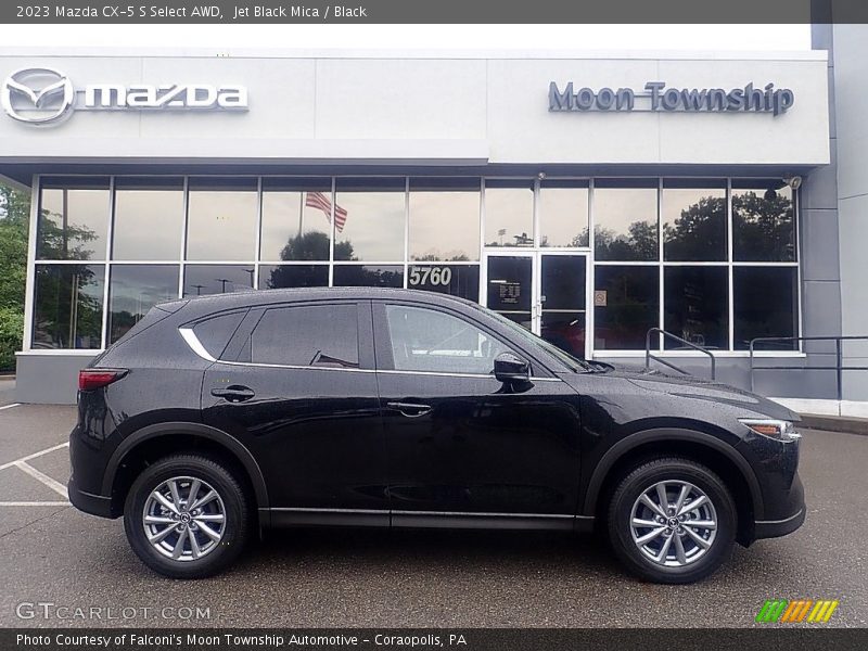 Jet Black Mica / Black 2023 Mazda CX-5 S Select AWD