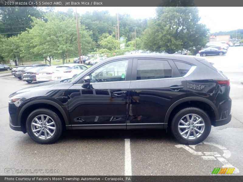 Jet Black Mica / Black 2023 Mazda CX-5 S Select AWD