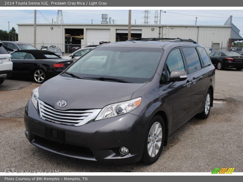 Predawn Gray Mica / Light Gray 2014 Toyota Sienna XLE