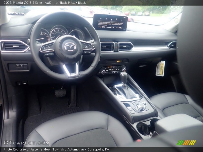 Jet Black Mica / Black 2023 Mazda CX-5 S Select AWD