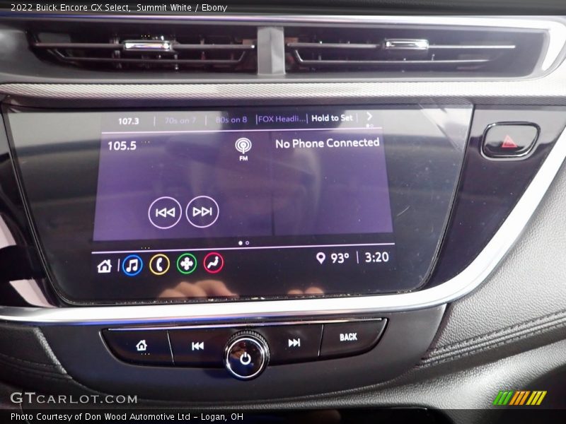 Summit White / Ebony 2022 Buick Encore GX Select