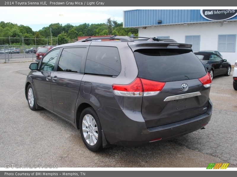 Predawn Gray Mica / Light Gray 2014 Toyota Sienna XLE