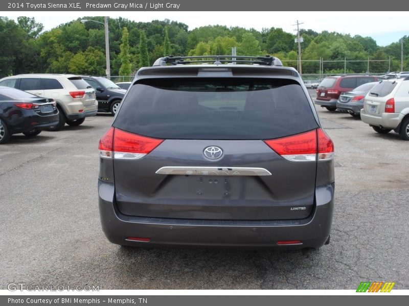 Predawn Gray Mica / Light Gray 2014 Toyota Sienna XLE
