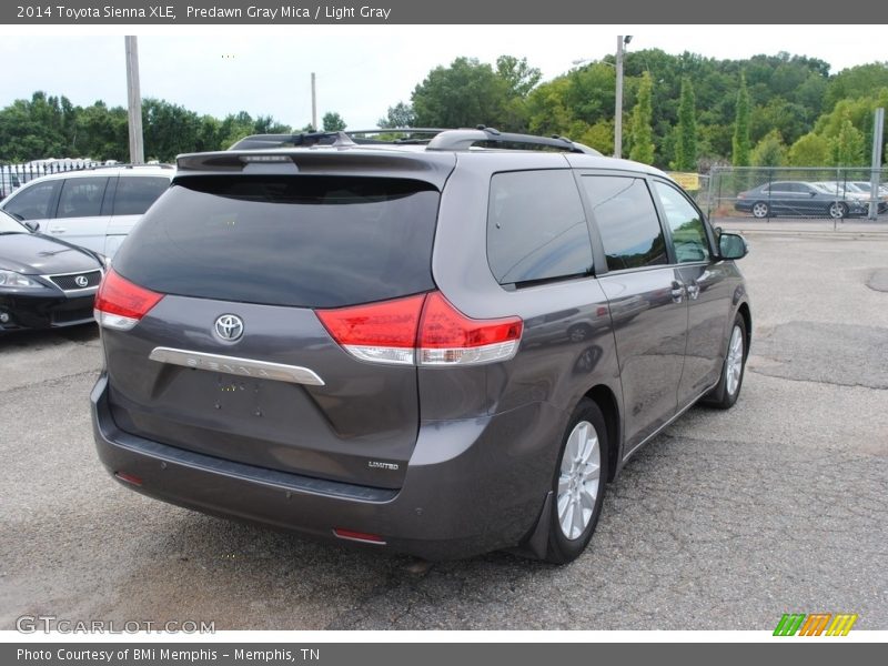 Predawn Gray Mica / Light Gray 2014 Toyota Sienna XLE