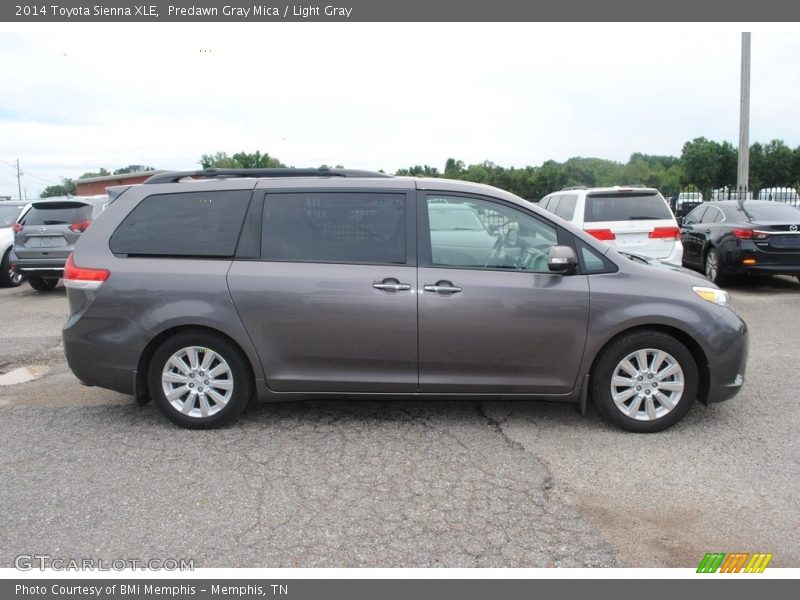 Predawn Gray Mica / Light Gray 2014 Toyota Sienna XLE