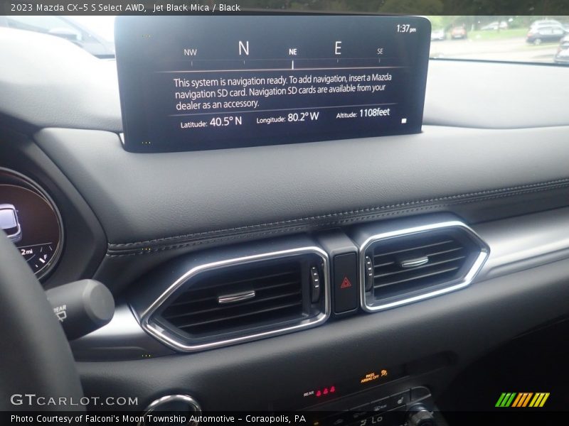 Jet Black Mica / Black 2023 Mazda CX-5 S Select AWD