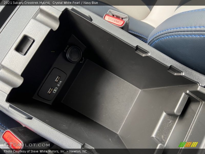 Crystal White Pearl / Navy Blue 2021 Subaru Crosstrek Hybrid