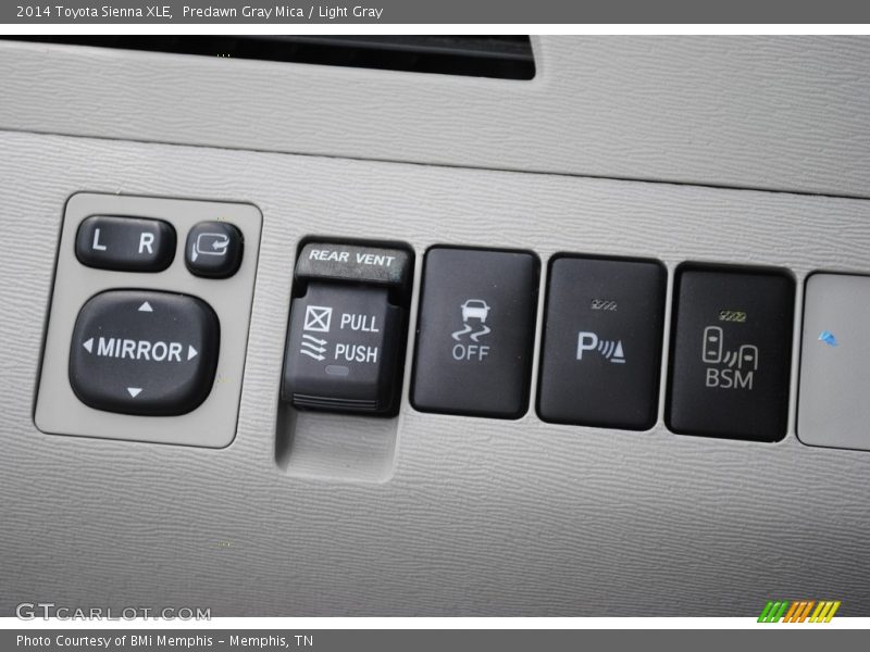 Predawn Gray Mica / Light Gray 2014 Toyota Sienna XLE