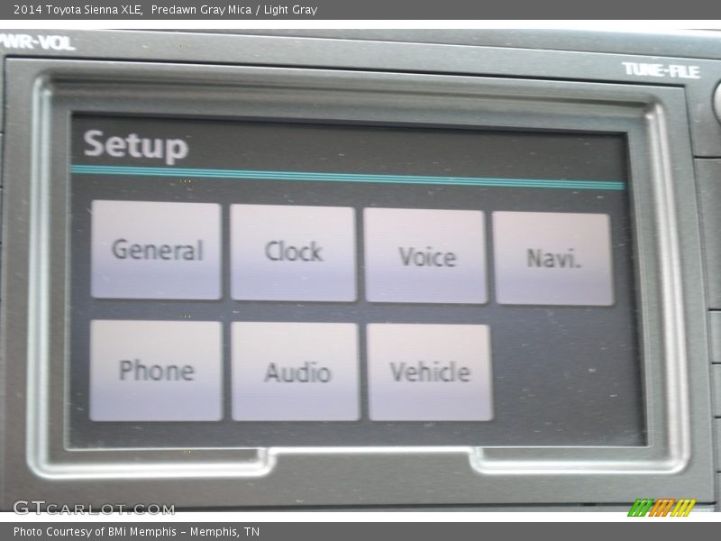 Predawn Gray Mica / Light Gray 2014 Toyota Sienna XLE