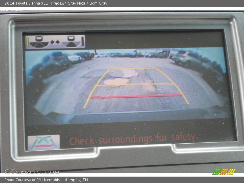 Predawn Gray Mica / Light Gray 2014 Toyota Sienna XLE