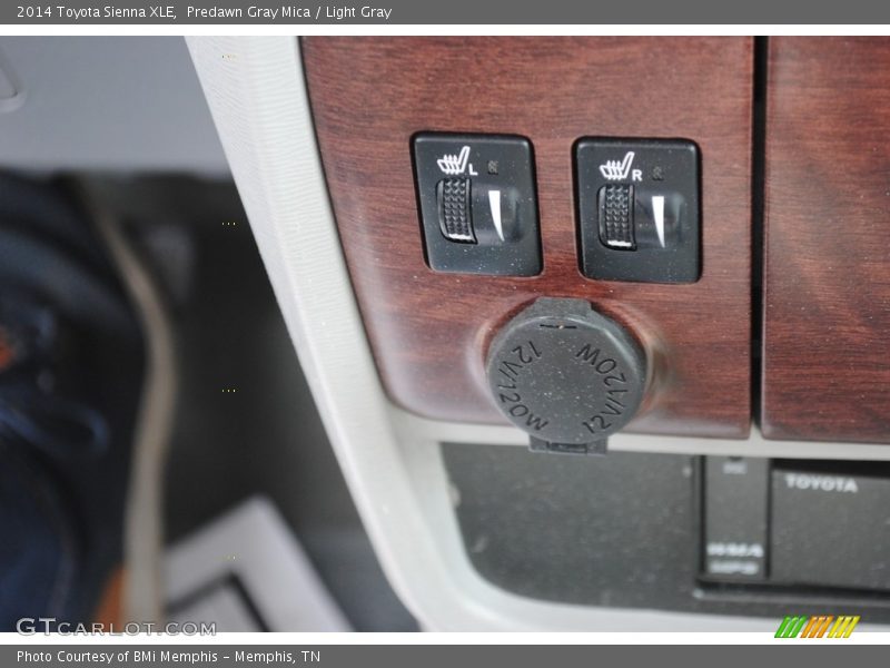 Predawn Gray Mica / Light Gray 2014 Toyota Sienna XLE